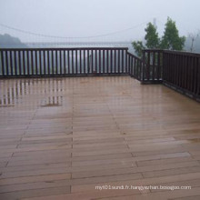 2015 decking chaud de WPC de vente pour le plancher composé extérieur